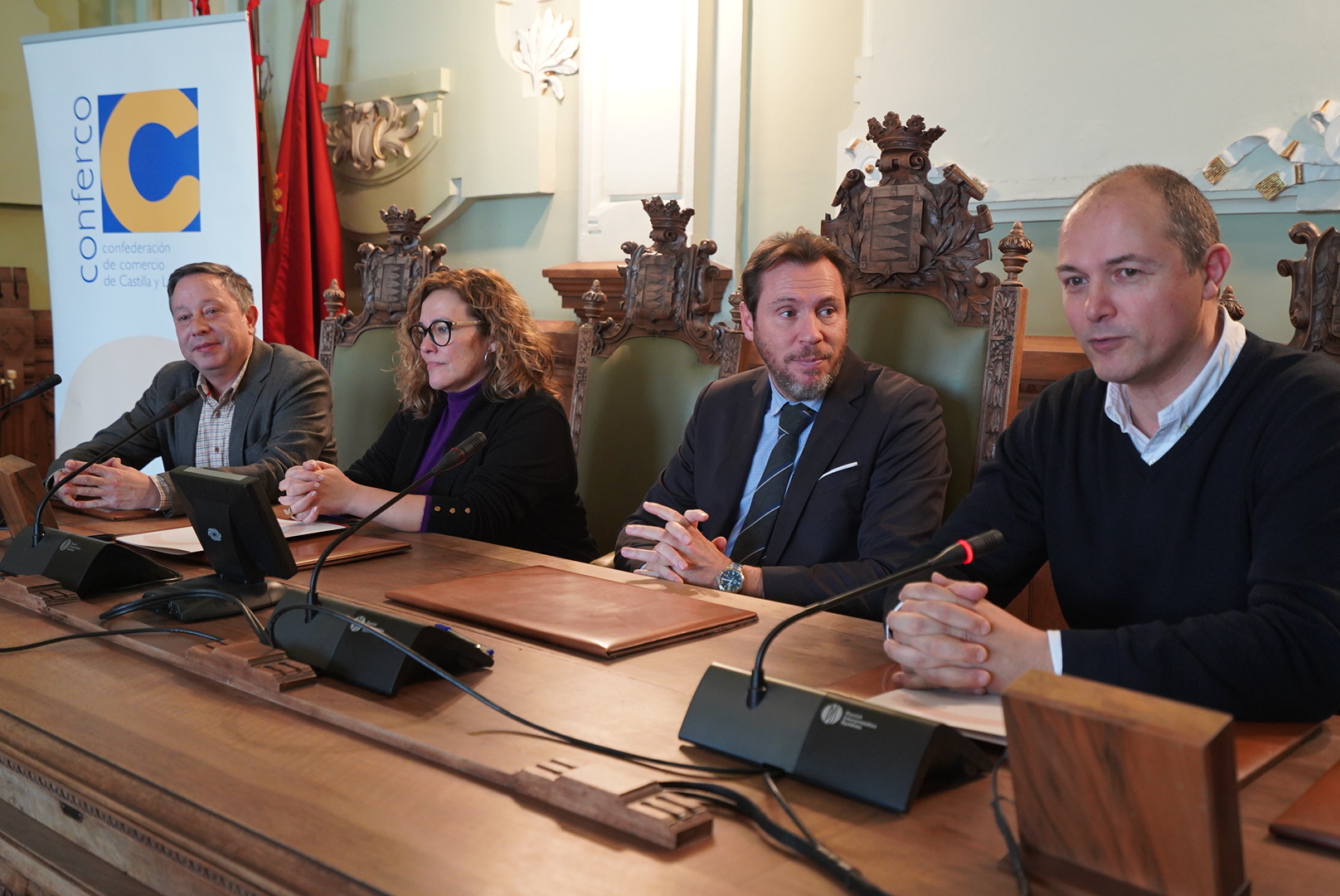 Los empresarios del comercio de Castilla y León reconocen el apoyo del Ayuntamiento de Valladolid al comercio de proximidad